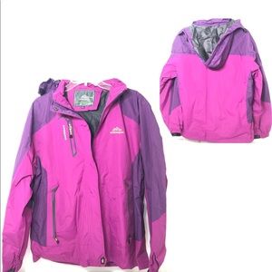 Jacket waterproof women purple jacket